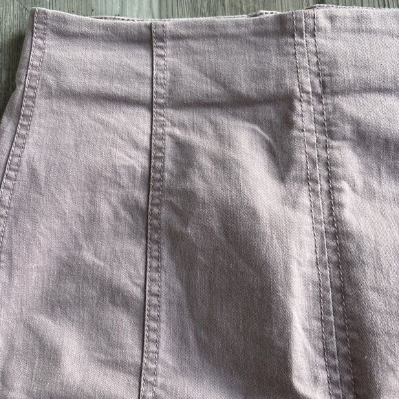 Mudd Skirt Juniors Lavender FLX Stretch Paneled Mini Pencil Y2K Military Size 7 - Picture 2 of 6